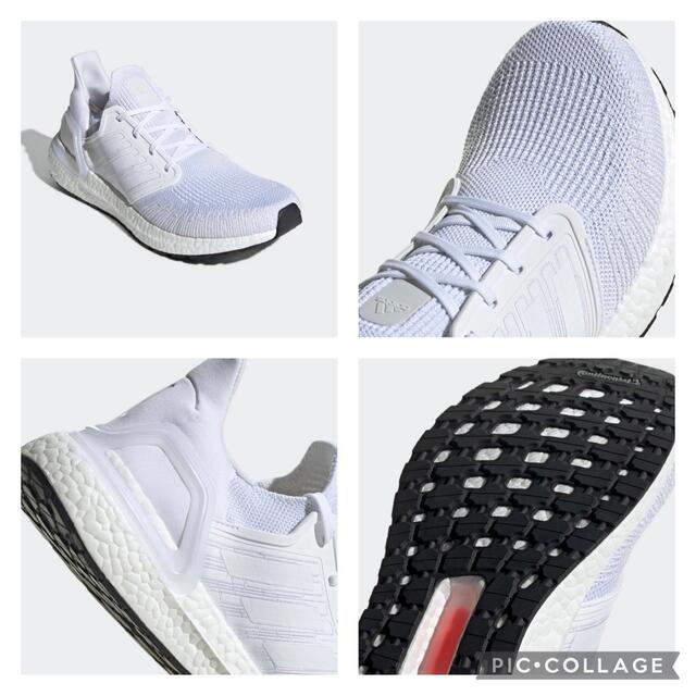 adidas(アディダス)のアディダス ランニング シューズ ウルトラブースト 20 ホワイト 27.0cm メンズの靴/シューズ(スニーカー)の商品写真