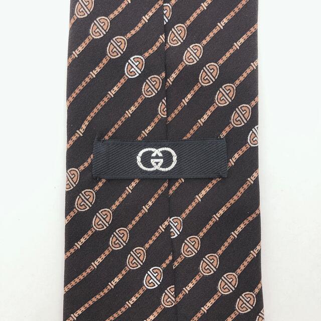 Gucci(グッチ)のGUCCI グッチ ネクタイ GG ベルト ストライプ 高級 ビジネス メンズのファッション小物(ネクタイ)の商品写真