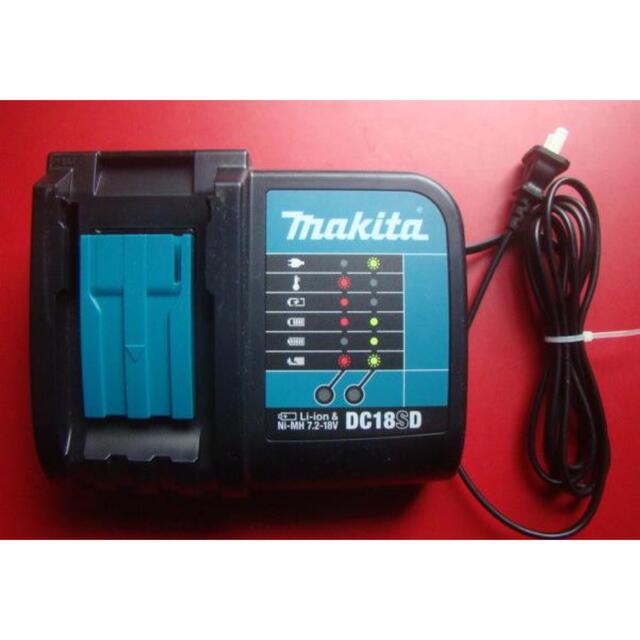 Makita(マキタ)のマキタmakita 充電器 DC18SD 並行輸入品 電圧転換器付け ケースなし スポーツ/アウトドアの自転車(工具/メンテナンス)の商品写真