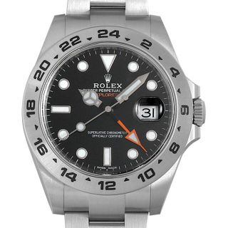 ロレックス(ROLEX)のロレックス　Rolex 216570 エスクプローラー2 新品　黒　ブラック(腕時計(アナログ))