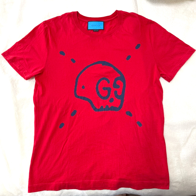 GUCCI GGゴースト Tシャツ 赤 グッチ | フリマアプリ ラクマ 日本新作 GUCCI Tシャツ ゴースト Tシャツ/カットソー(半袖/袖なし)