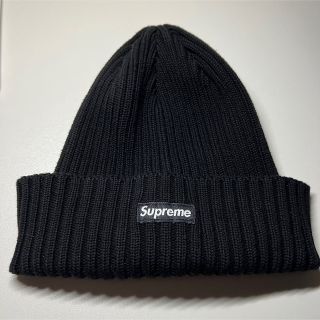 シュプリーム(Supreme)のsupreme  シュプリーム ビーニー ニット帽 黒 ブラック(ニット帽/ビーニー)