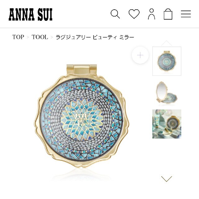 ANNA SUI(アナスイ)の新品未使用　ANNA SUI ミラー レディースのファッション小物(ミラー)の商品写真