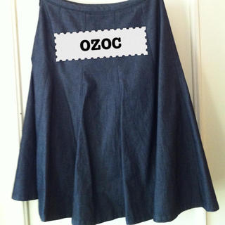 オゾック(OZOC)のSale OZOC 使いやすいフレアスカ(ひざ丈スカート)