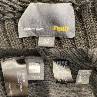 国内未売美品■Fendi/フェンディ ニット・クルーネックセーター ドルマン