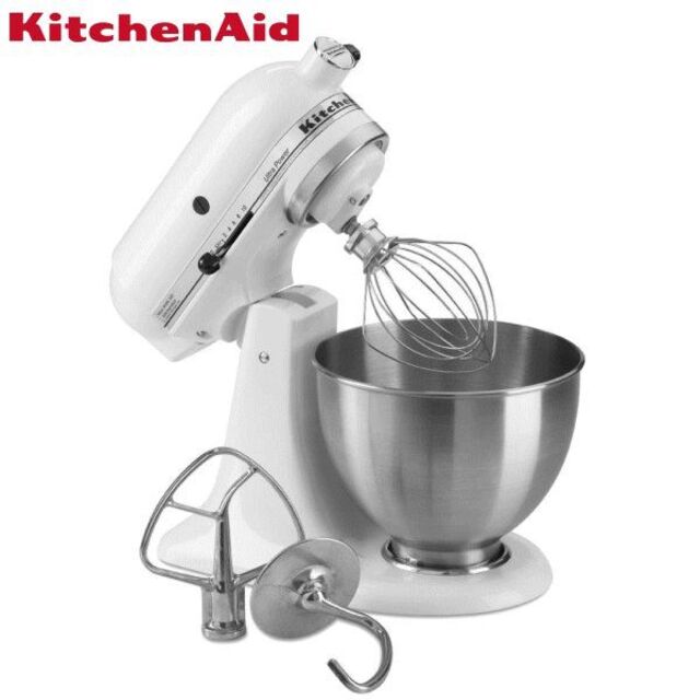 新品即納/キッチンエイド♪スタンドミキサー4.3リットル9KSM95WH