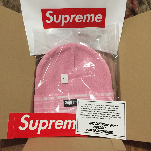 Supreme(シュプリーム)の掲載期間〜12/19まで Supreme Plaid Cuff Beanie メンズの帽子(ニット帽/ビーニー)の商品写真