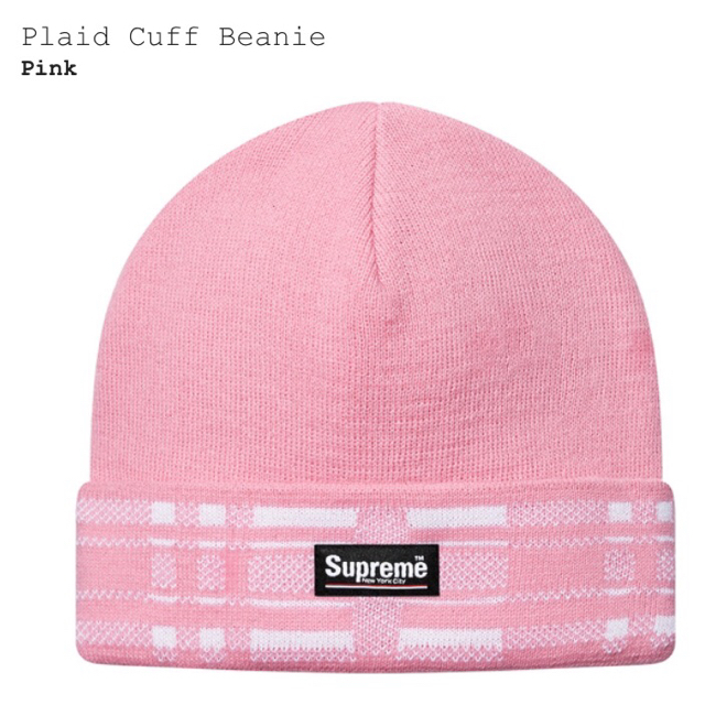 Supreme(シュプリーム)の掲載期間〜12/19まで Supreme Plaid Cuff Beanie メンズの帽子(ニット帽/ビーニー)の商品写真