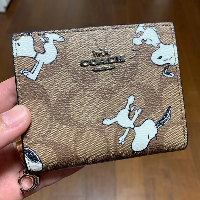 【COACH】スヌーピーコラボ2つ折り財布