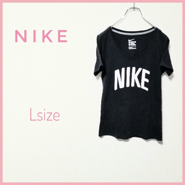 NIKE(ナイキ)のNIKE  ナイキ  レディース  ワンポイントロゴ  半袖Tシャツ  Lサイズ レディースのトップス(Tシャツ(半袖/袖なし))の商品写真