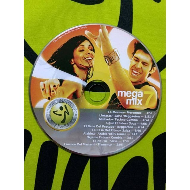 Zumba(ズンバ)のZUMBA ズンバ MEGAMIX7 CD インストラクター専用 希少 エンタメ/ホビーのCD(ワールドミュージック)の商品写真