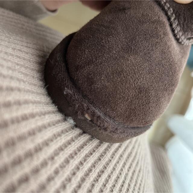 UGG(アグ)のアグ　ムートンブーツ　キッズ キッズ/ベビー/マタニティのベビー靴/シューズ(~14cm)(ブーツ)の商品写真