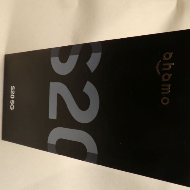 『新品/未使用』　Galaxy S20 5G［SC-51A］SIMフリー　ブルー スマホ/家電/カメラのスマートフォン/携帯電話(スマートフォン本体)の商品写真