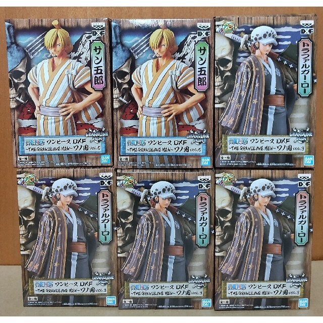 新品国産 ワンピース フィギュア ワノ国 ロー サンジ セット まとめ
