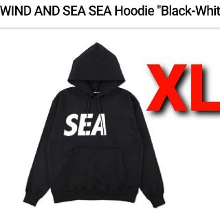 ウィンダンシー(WIND AND SEA)のWIND AND SEA/SEA HOODIE BLACK-WHITE(パーカー)