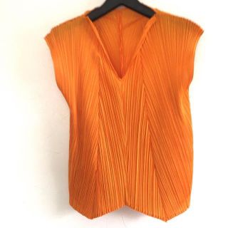 プリーツプリーズイッセイミヤケ(PLEATS PLEASE ISSEY MIYAKE)のプリーツプリーズ ノースリーブカットソー(カットソー(半袖/袖なし))