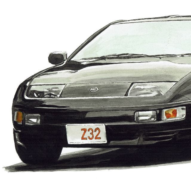 日産 - NC-1315フェアレディーZ限定版画サイン有額装済作家平右ヱ門の ...