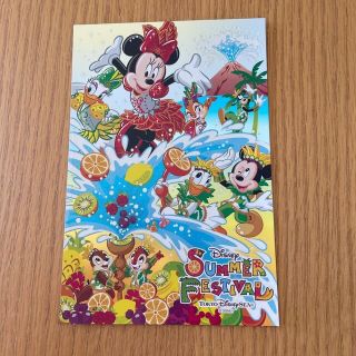 ディズニー(Disney)のポストカード＊サマーフェスティバル(キャラクターグッズ)