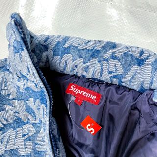 シュプリーム(Supreme)のSupreme Fat Tip Jacquard Puffer Jacket M(ダウンジャケット)