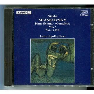 ミアスコフスキー MIASKOWSKY ソナタ全集 3CD 廃盤CD