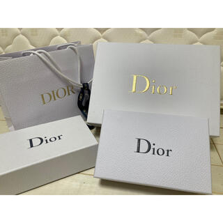 ディオール(Dior)のDior  ディオール ギフトボックス 3点Box 外箱 コフレ 箱紙袋おまけ (ノベルティグッズ)