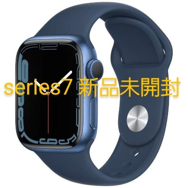 【新品未開封】Apple Watch series7 ブルーiPhone