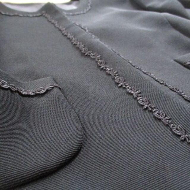 レリアン 黒 ワンピース スーツ 15+ 日本製 大きいサイズ 美品