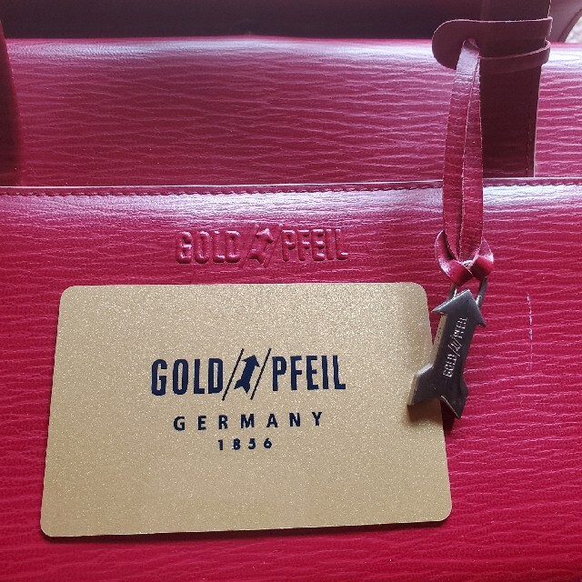 GOLD PFEIL(ゴールドファイル)のGOLD PFEIL ハンドバッグ　革製 レディースのバッグ(ハンドバッグ)の商品写真