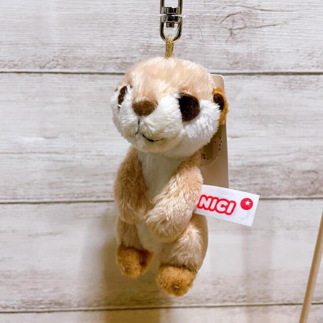 【ラスト1個】 NICI ニキ キーリング ミーアキャット 完売品