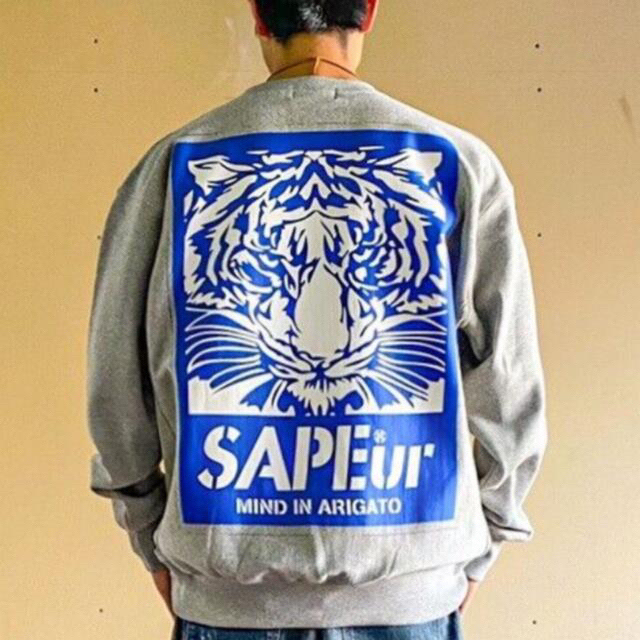 【新品未開封】SAPEur®︎ サプール UofS TIGER SWEAT XL