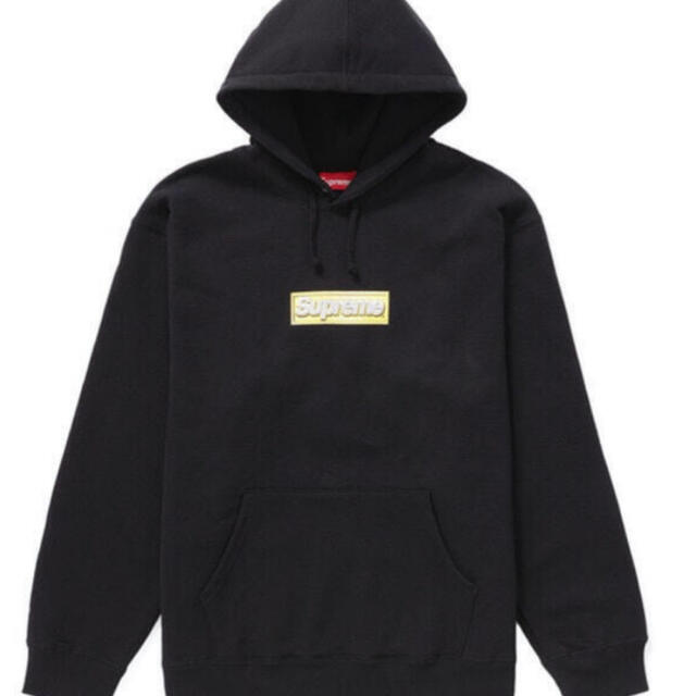 トップスSupreme bling box logo hooded