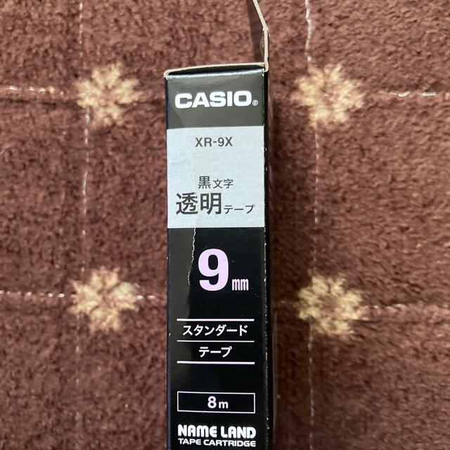 CASIO(カシオ)のCASIO ネームランド ラベルライター テープ XR-9X 9mm インテリア/住まい/日用品のオフィス用品(OA機器)の商品写真