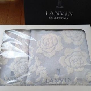 ランバン(LANVIN)の≪週末限定❗️さらにお値下げ❗️≫ランバン バスタオル  フェイスタオル セット(タオル/バス用品)