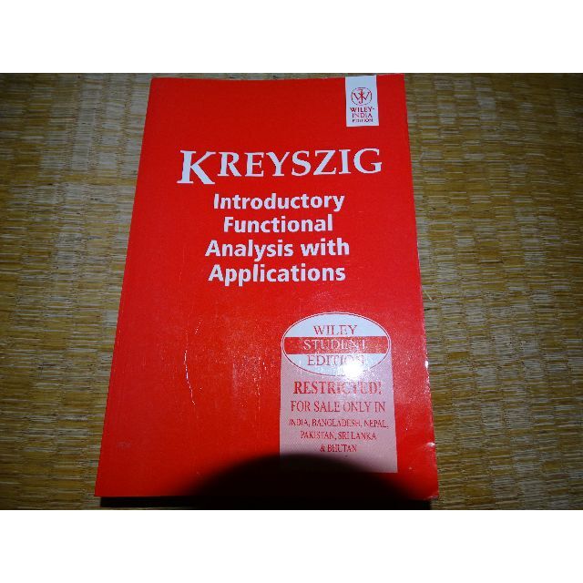 Kreyszig: Functional Analysis