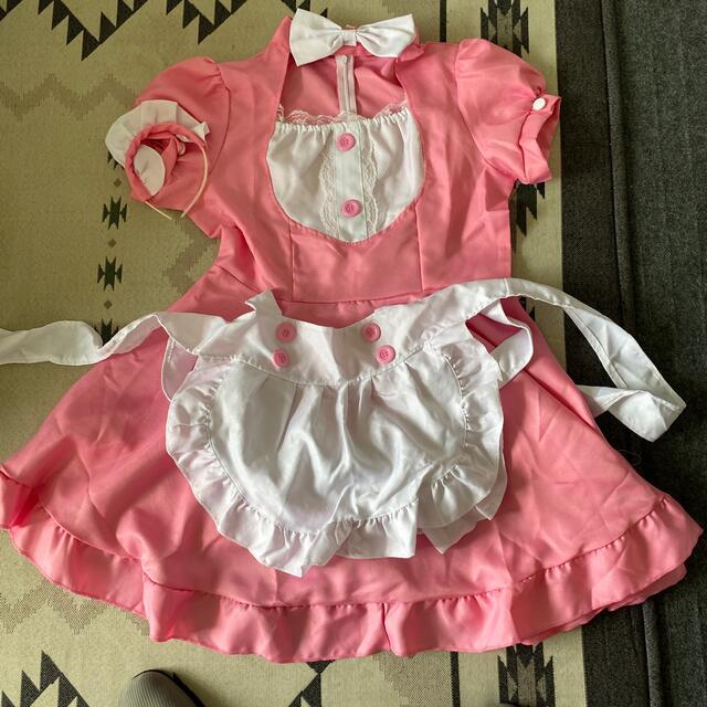 メイド服 可愛いピンク カチューシャ エプロンセットの通販 By たあくん S Shop ラクマ