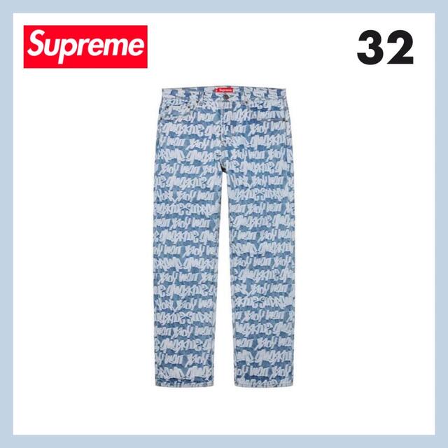 Supreme Fat Tip Jacquard Regular Jean - デニム/ジーンズ
