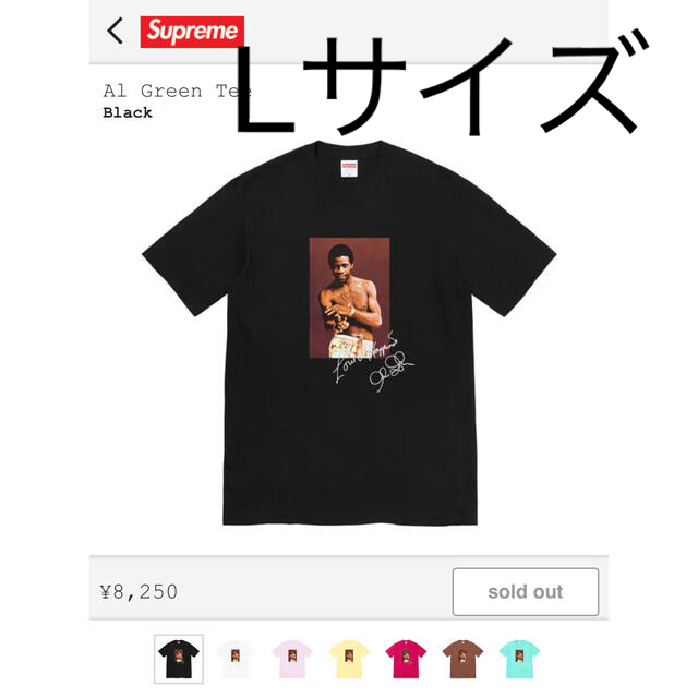 Supreme(シュプリーム)のSupreme AI Green Tee "Black" Lサイズ メンズのトップス(Tシャツ/カットソー(半袖/袖なし))の商品写真