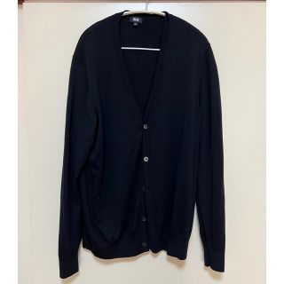 ユニクロ(UNIQLO)のユニクロ　エクストラファインメリノVネックカーディガン(長袖)　XL未使用(カーディガン)