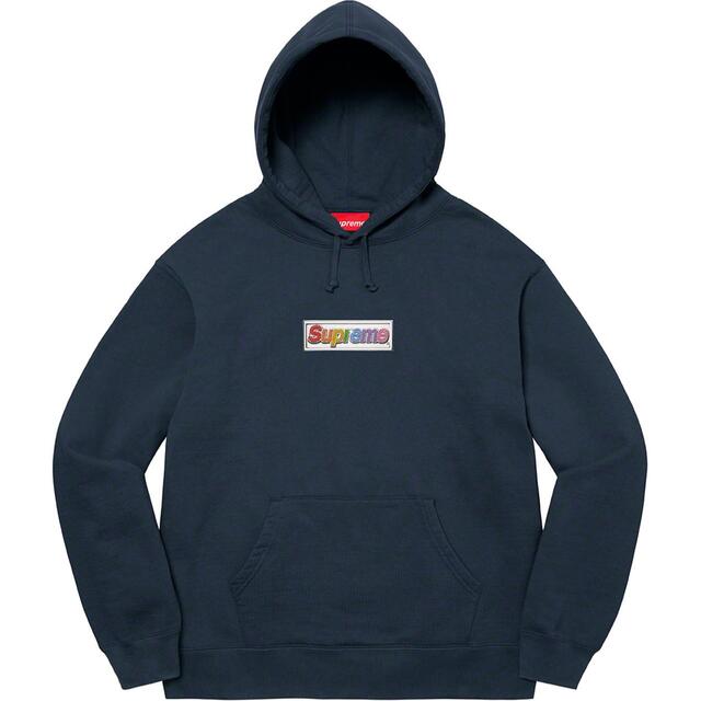 メンズ評価400！Supreme Bling Box Logo Hooded パーカー