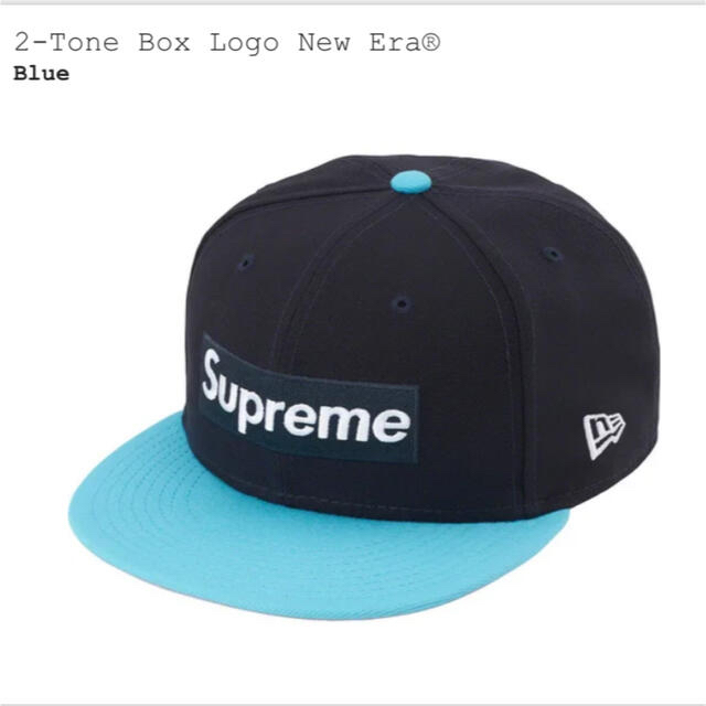 Supreme New Era 2-tone box logo cap キャップ