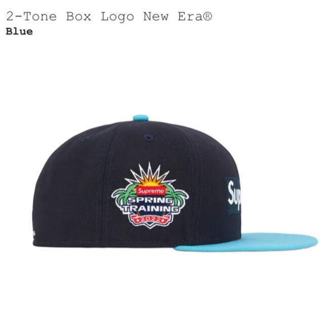 Supreme New Era 2-tone box logo cap キャップ 1