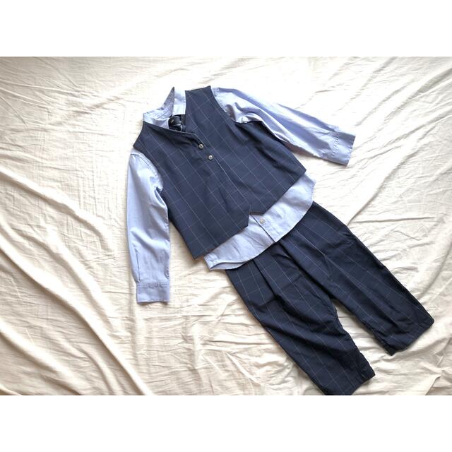 UNITED ARROWS green label relaxing(ユナイテッドアローズグリーンレーベルリラクシング)のUNITED ARROWS 125cm セレモニー　シャツ キッズ/ベビー/マタニティのキッズ服男の子用(90cm~)(ドレス/フォーマル)の商品写真