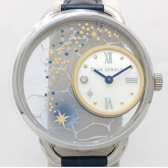 STAR JEWELRY(スタージュエリー)の匿名配送☆ スタージュエリー 2021 クリスマス 限定 時計 ウォッチ レディースのファッション小物(腕時計)の商品写真