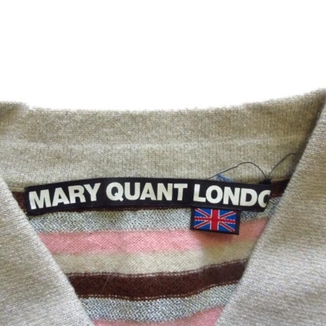 MARY QUANT(マリークワント)のマリークワント MARY QUANT ボーダー ニット ポロシャツ セーター レディースのトップス(ニット/セーター)の商品写真