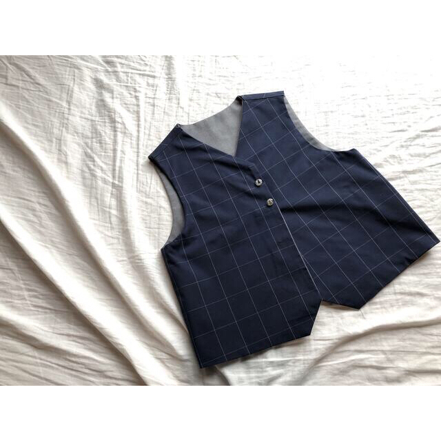 UNITED ARROWS green label relaxing(ユナイテッドアローズグリーンレーベルリラクシング)の⌘ハンドメイド⌘ セレモニー用　ベスト&パンツ　120サイズ　 キッズ/ベビー/マタニティのキッズ服男の子用(90cm~)(ドレス/フォーマル)の商品写真