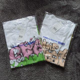 コムデギャルソン(COMME des GARCONS)のCOMME des GARCONS SHIRT × KAWS Tシャツセット(Tシャツ/カットソー(半袖/袖なし))