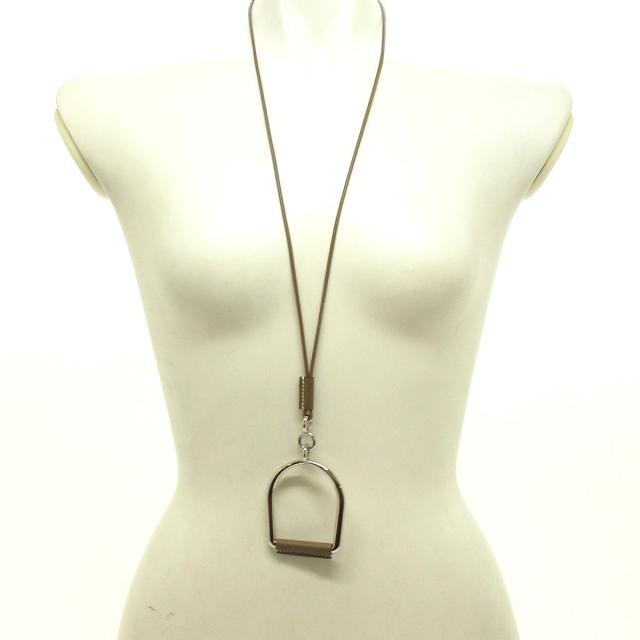 エルメス エリタージュGM エトープ シルバー ネックレス ショッピング