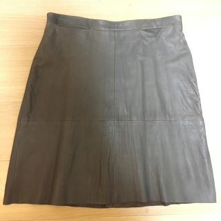 ドゥーズィエムクラス(DEUXIEME CLASSE)の【美品】ウィムガゼットリアルレザースカートyuri様(ミニスカート)