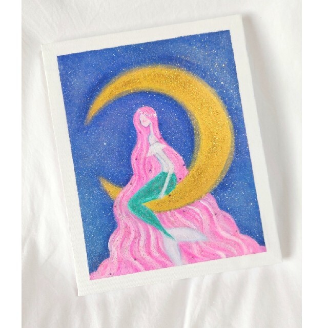 予約販売 油絵 絵画 悲恋の魔女 原画 絵画+タペストリー