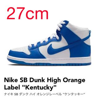 ナイキ(NIKE)のNike SB Dunk High Orange Label Kentucky(スニーカー)